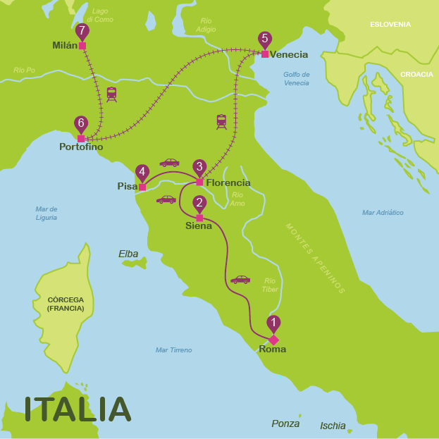 Italy In 12 Days For Independent Travellers 3400