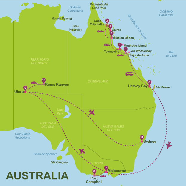 Australia in 20 days for independent travellers  (Jun-Sep)