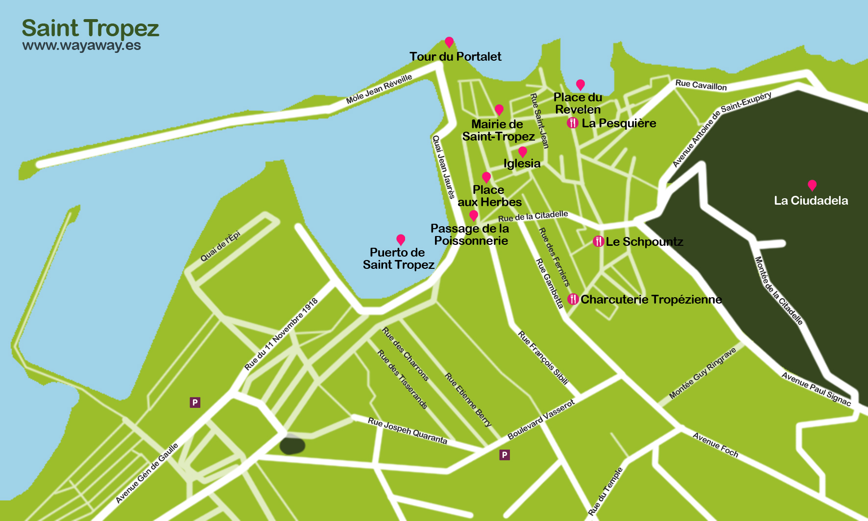 Saint Tropez Map